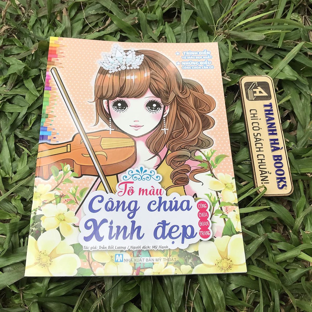 Sách - Dán Hình và Tô Màu Công Chúa - Tô Màu Công Chúa Xinh Đẹp (Lẻ tùy chọn)