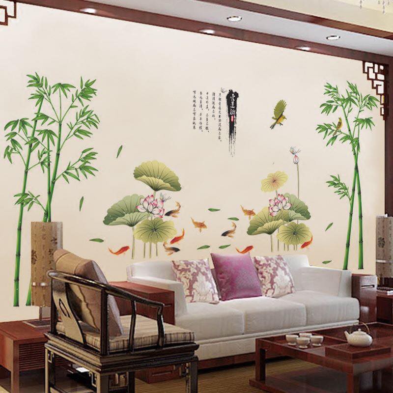 decal dán tường combo