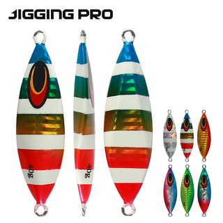 Jigging pro 40g 60g xoay jig shore sân chậm jigging mồi câu cá biển kim loại jig