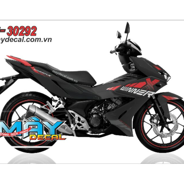 Tem rời Winner X xe đen