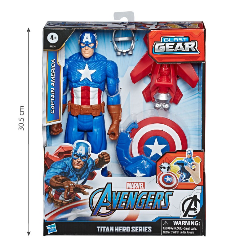 Đồ chơi Avengers siêu anh hùng Titan và khiên chiến Captain American E7374