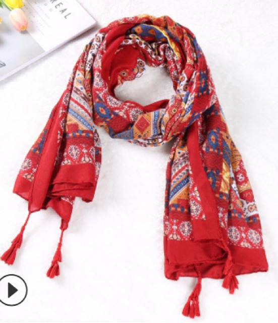 Khăn lụa đi biển, khăn thổ cẩm, khăn chụp ảnh dân tộc