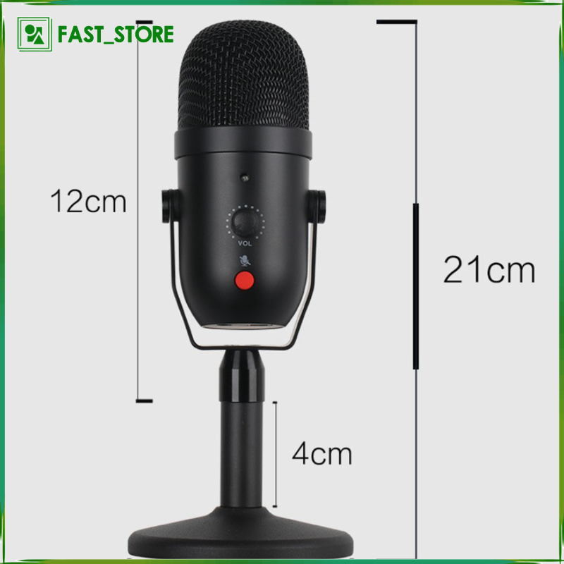 USB Microphone for Computers, Condenser PC Microphone for & Windows, Professional Plug & Play Studio Microphone for Games, Podcasts, Streaming | BigBuy360 - bigbuy360.vn