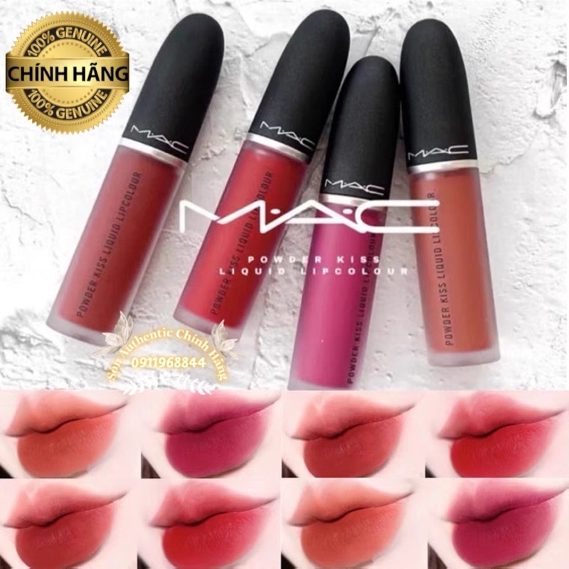 Son Kem Mac Chính Hãng - Son MAC Kem POWDER KISS LIQUID