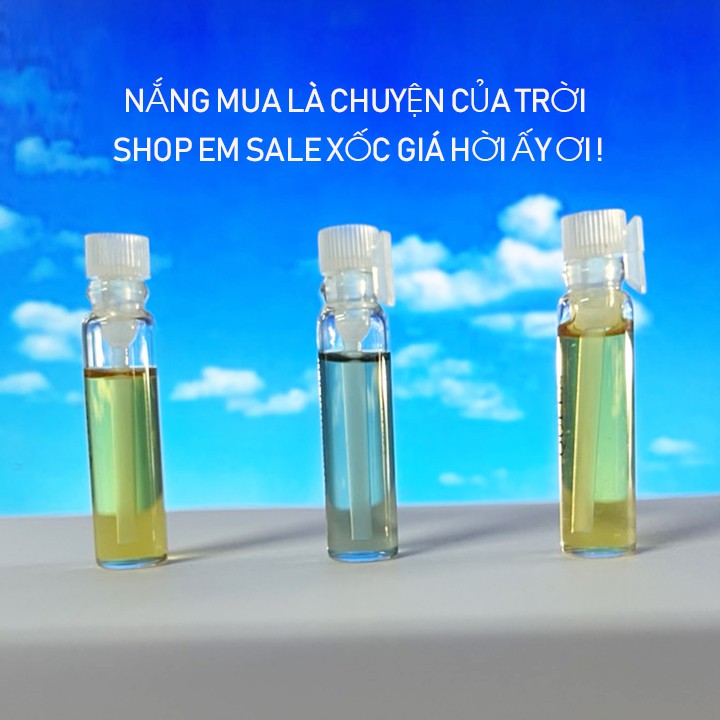 Mẫu thử nước hoa , thơm lâu , xài là mê ,dung tích 1ml