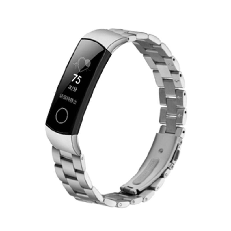 Dây Đeo Thay Thế Bằng Thép Không Gỉ Cho Đồng Hồ Thông Minh Huawei Honor Band 4