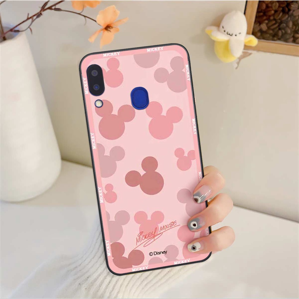 Ốp lưng điện thoại Samsung M20 / M30 hình mic key min nie mouse thời trang, vỏ ốp rẻ đẹp