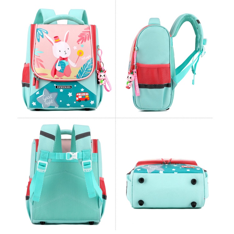 (BLTE22) Balo trẻ em hình con Thỏ cho bé gái 3 tuổi, balo mẫu giáo