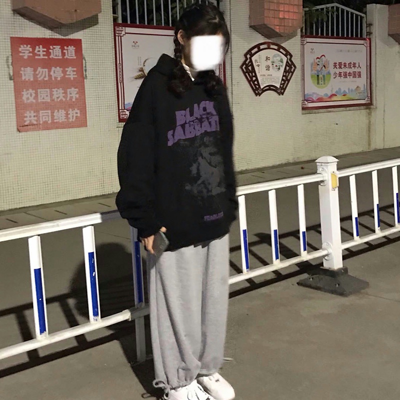 Áo hoodie dáng rộng thời trang phong cách Hàn Quốc 2021 | BigBuy360 - bigbuy360.vn