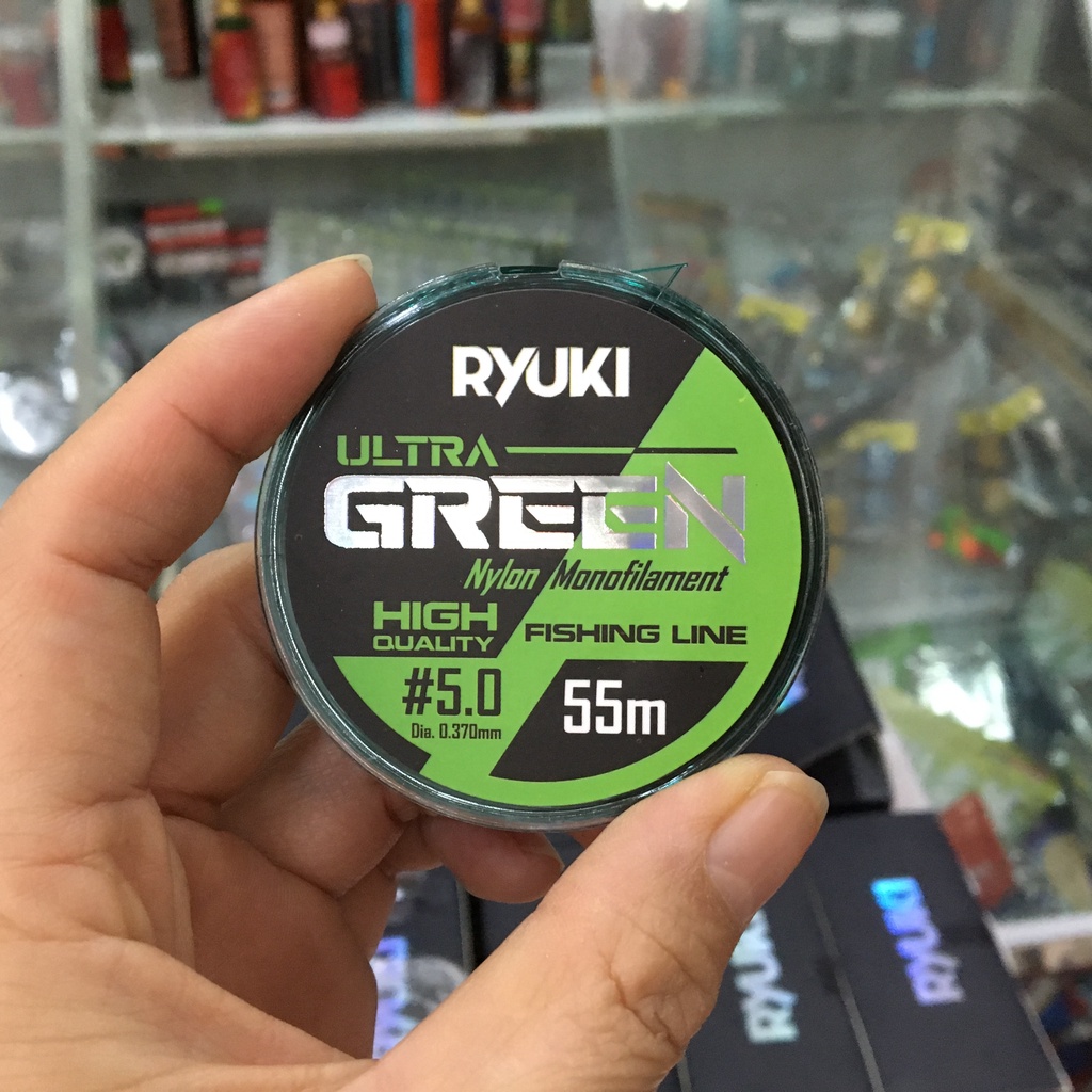 Cước trục săn hàng thế hệ mới Riuki green chuyên làm dây trục  50m