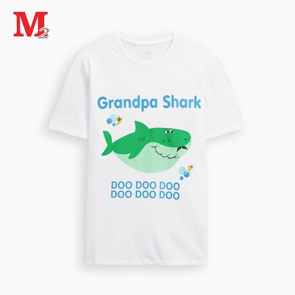 Áo thun nam gia đình Grandpa Shark, Daddy Shark K0030481 Thời trang M2