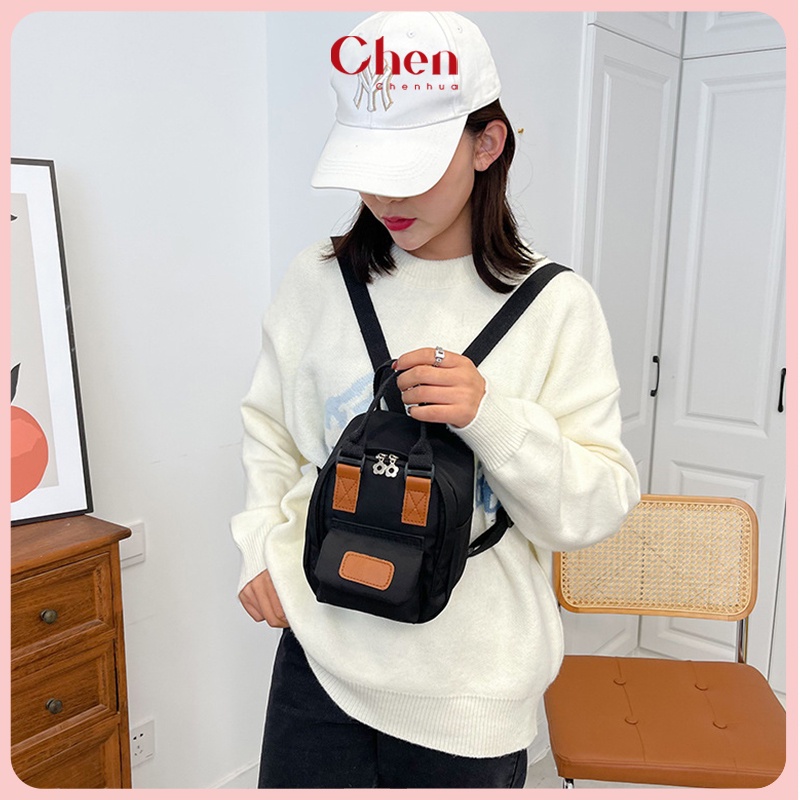 Balo nữ mini ChenHua balo vải thời trang ulzzang đi chơi du lịch đẹp BL83