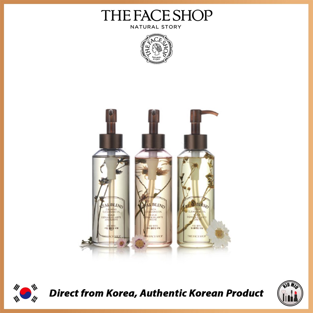THE FACE SHOP Real Blend Cleansing Oil 225ml *ORIGINAL KOREA*