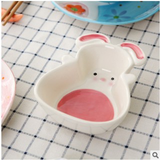 Bát Sứ Ăn Dặm Sứ Hình Thỏ , Cà Rốt