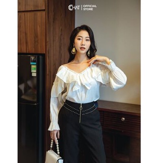 Quần suông đính dây đá CChat Clothes