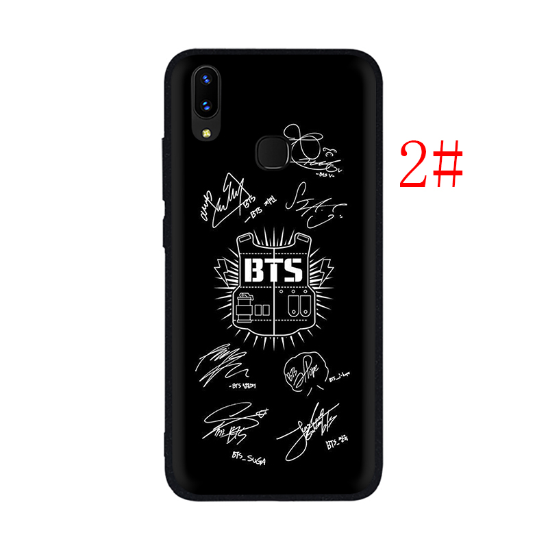 Ốp Lưng Silicone In Hình Các Thành Viên Nhóm Nhạc Bts Cho Samsung A5 2017 A6 A8 Plus A7 A9 2018 Note 8 9