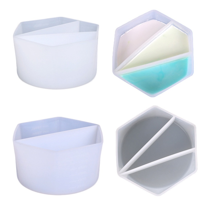 Khuôn Silicone Đổ Keo Pha Lê Nhiều Màu Sắc