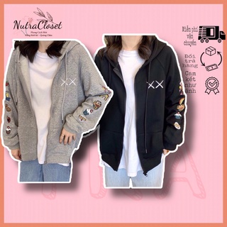 Áo khoác nỉ ngoại ulzzang nam nữ