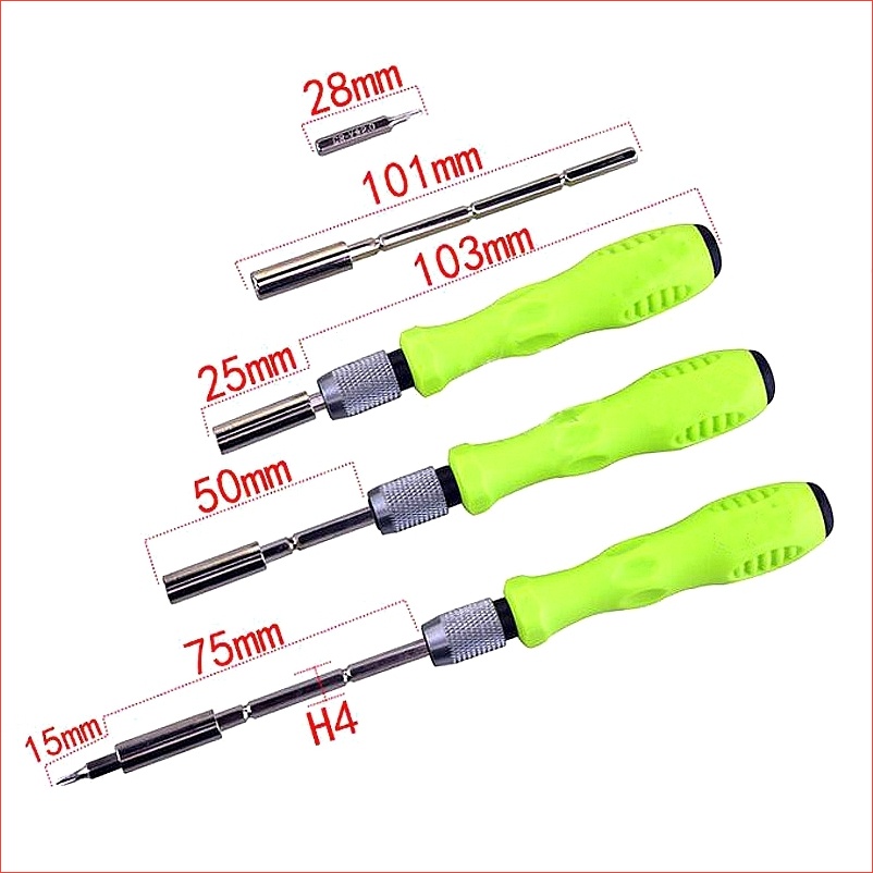 Bộ tua vít tuốc nơ tô vít đa năng 32 đầu chi tiết sửa điện thoại, đồng hồ, mắt kính, mở iphone, sữa xe máy tính, laptop