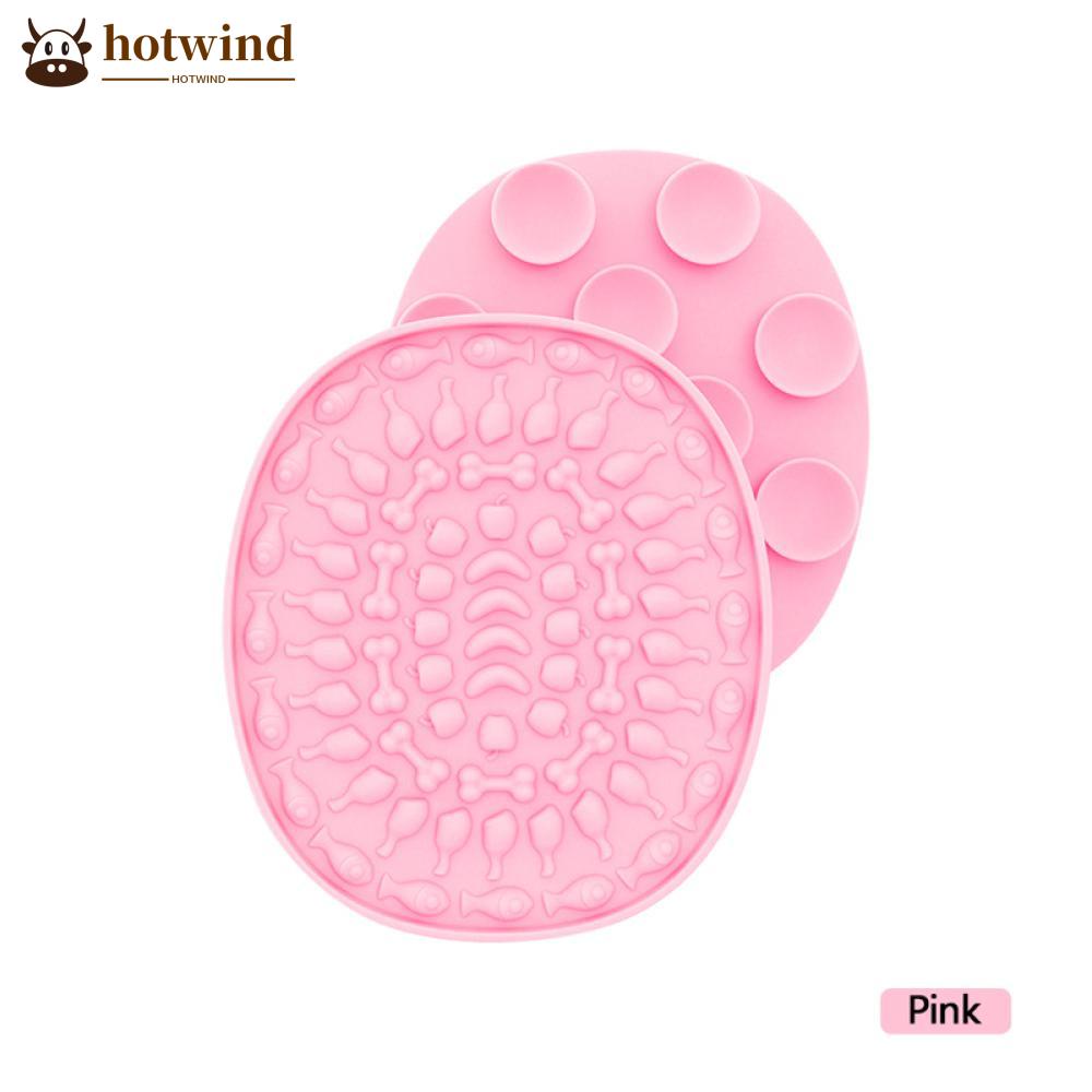 Đĩa Silicone Tròn Đựng Thức Ăn Cho Chó Liếm Kèm Móc Hít Chân Không