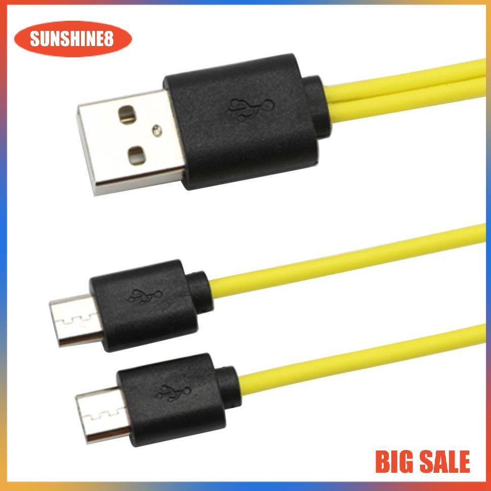 【SUN】[NEW]ZNTER One Drag 1/2/3/4 Micro USB Charging Cable for USB Rechargeable Batteries