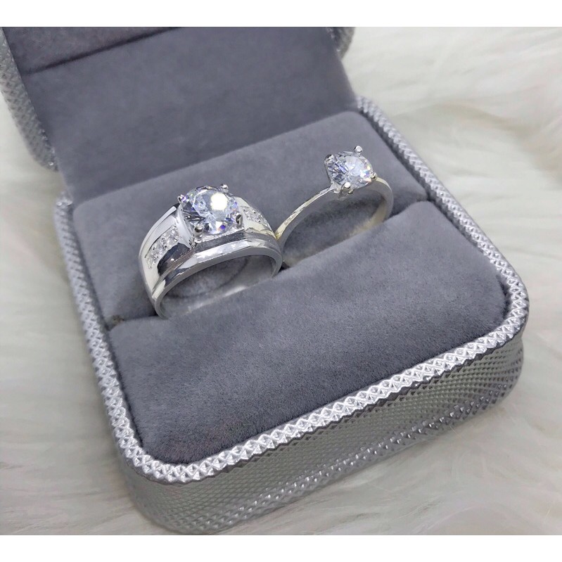 Nhẫn đôi nam nữ NGỌC MẬU mẫu to