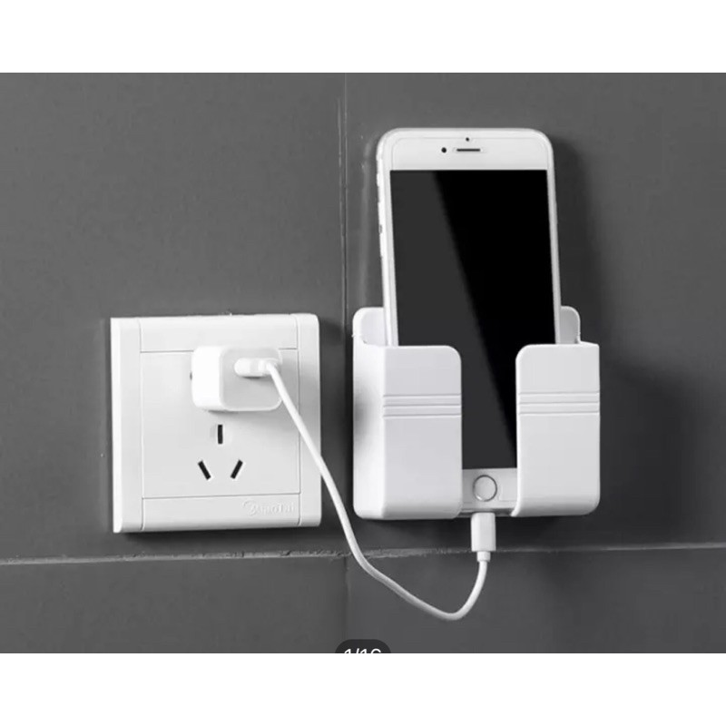 Miếng dán đựng điều khiển điện thoại remote có khe luồn dây sạc | BigBuy360 - bigbuy360.vn