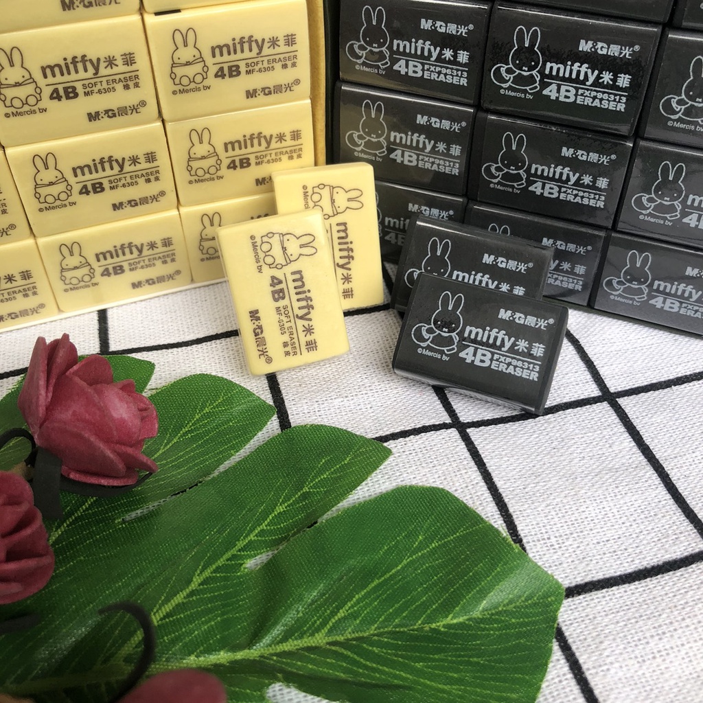 Tẩy thỏ 4B Hàn Quốc- tẩy sạch, ít vụn - 6305/6306/96313 - vpp Quế Anh