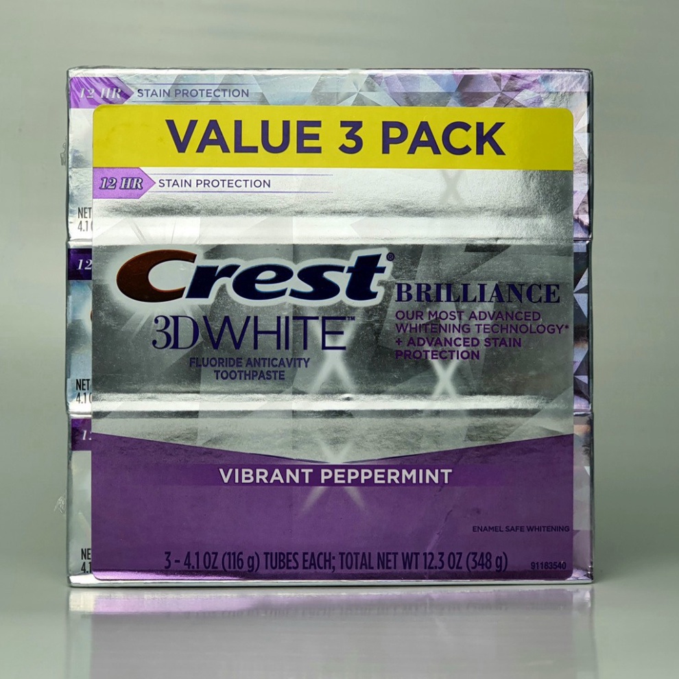 Kem Đánh Răng Bán Chạy Crest 3D Brilliance 99g