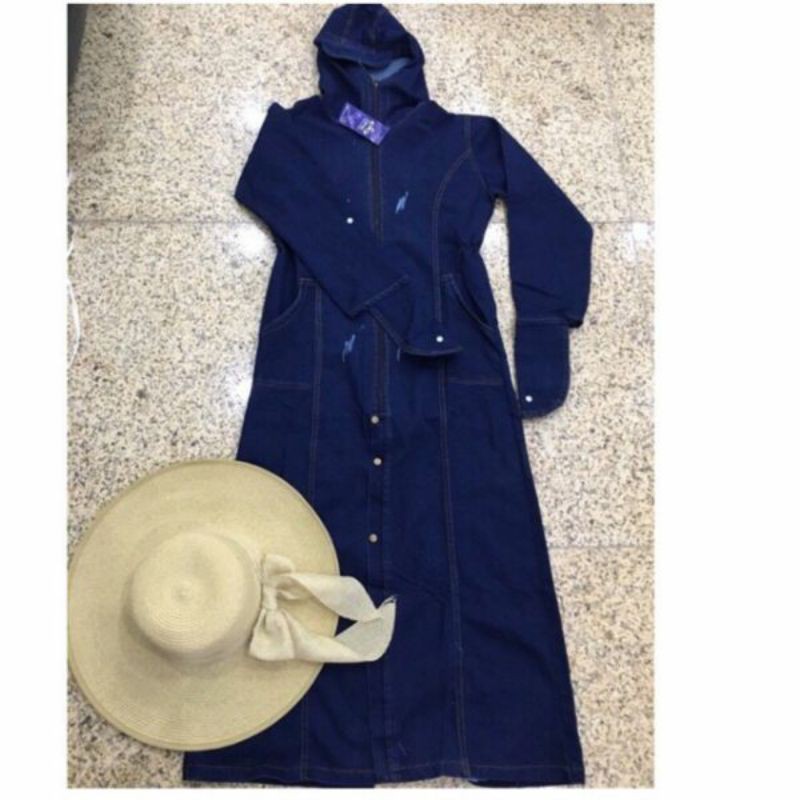 áo chống nắng măng tô jean (size đại)