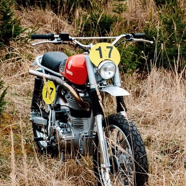 Ghi đông xe máy classic phong cách tracker, scrambler....inox304