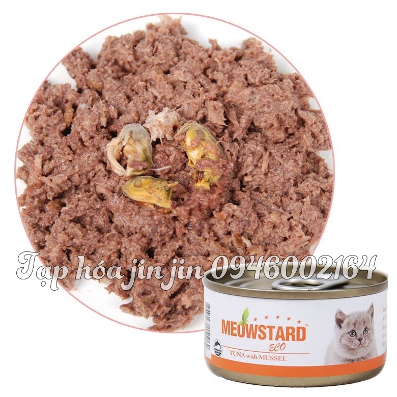 Thức ăn ướt cho mèo Meowstard ECO(80G)