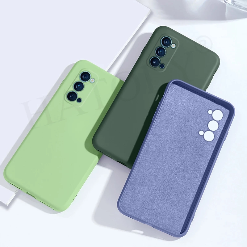 Ốp Điện Thoại Chống Bẩn Nhiều Màu Cho OPPO Reno 8 5G 8Z 7Z 7 6Z 4 3 2F 2Z Reno3 Reno4 full coverage 4side