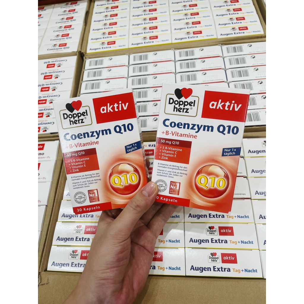 Hỗ trợ tim mạch COENZYM ⚡ HÀNG CAO CẤP  ⚡ Viên Uống Bổ Tim Mạch Coenzym Q10 Doppelherz - Hàng chính hãng nội địa Đức