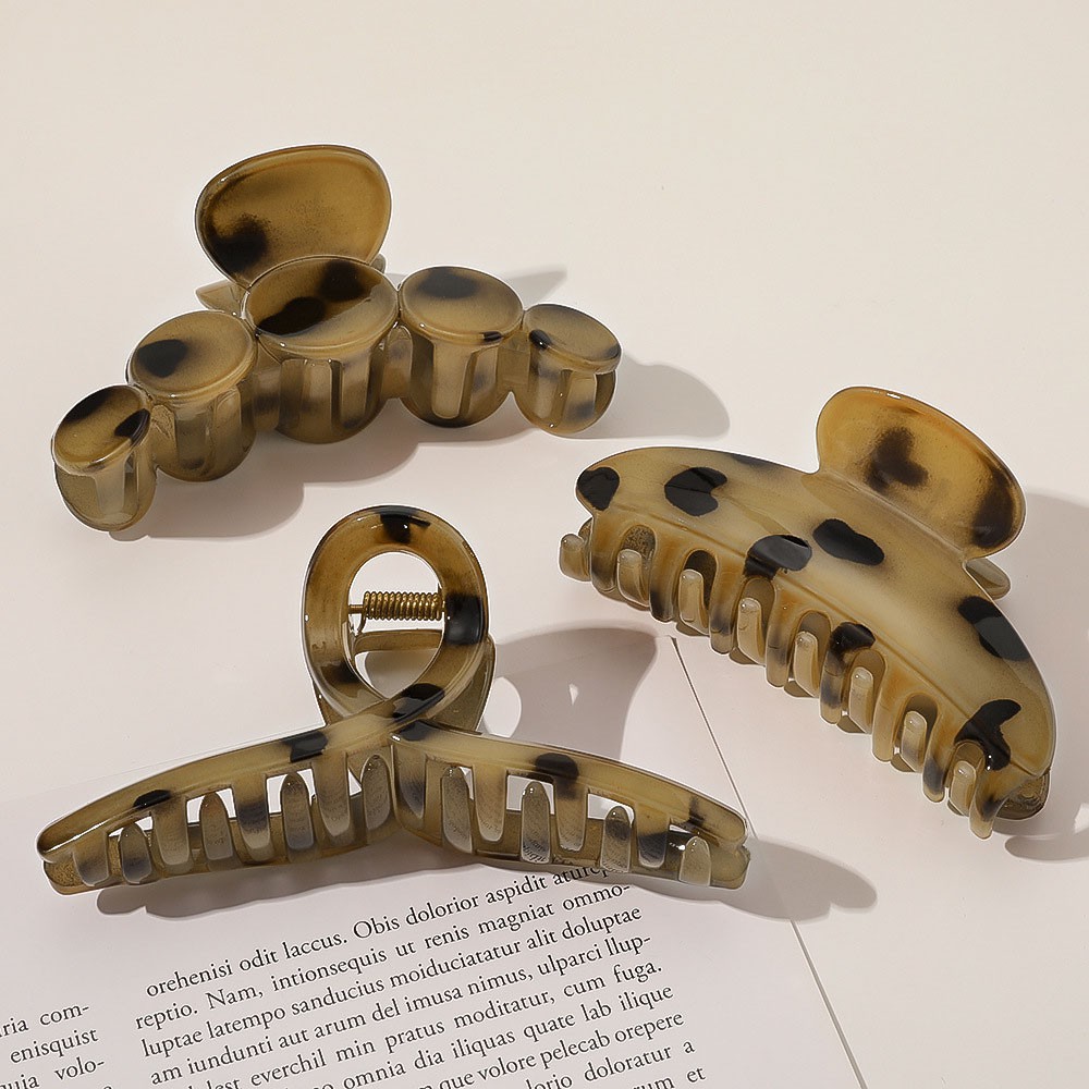 Kẹp Tóc Họa Tiết Da Báo Thời Trang Xinh Xắn Cho Nữ