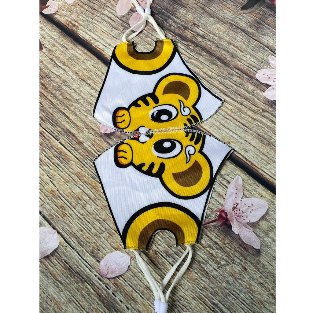 Khẩu trang Polo Style trẻ em vải Su in hoạt hình dễ thương, dễ thở, bền, đẹp | BigBuy360 - bigbuy360.vn