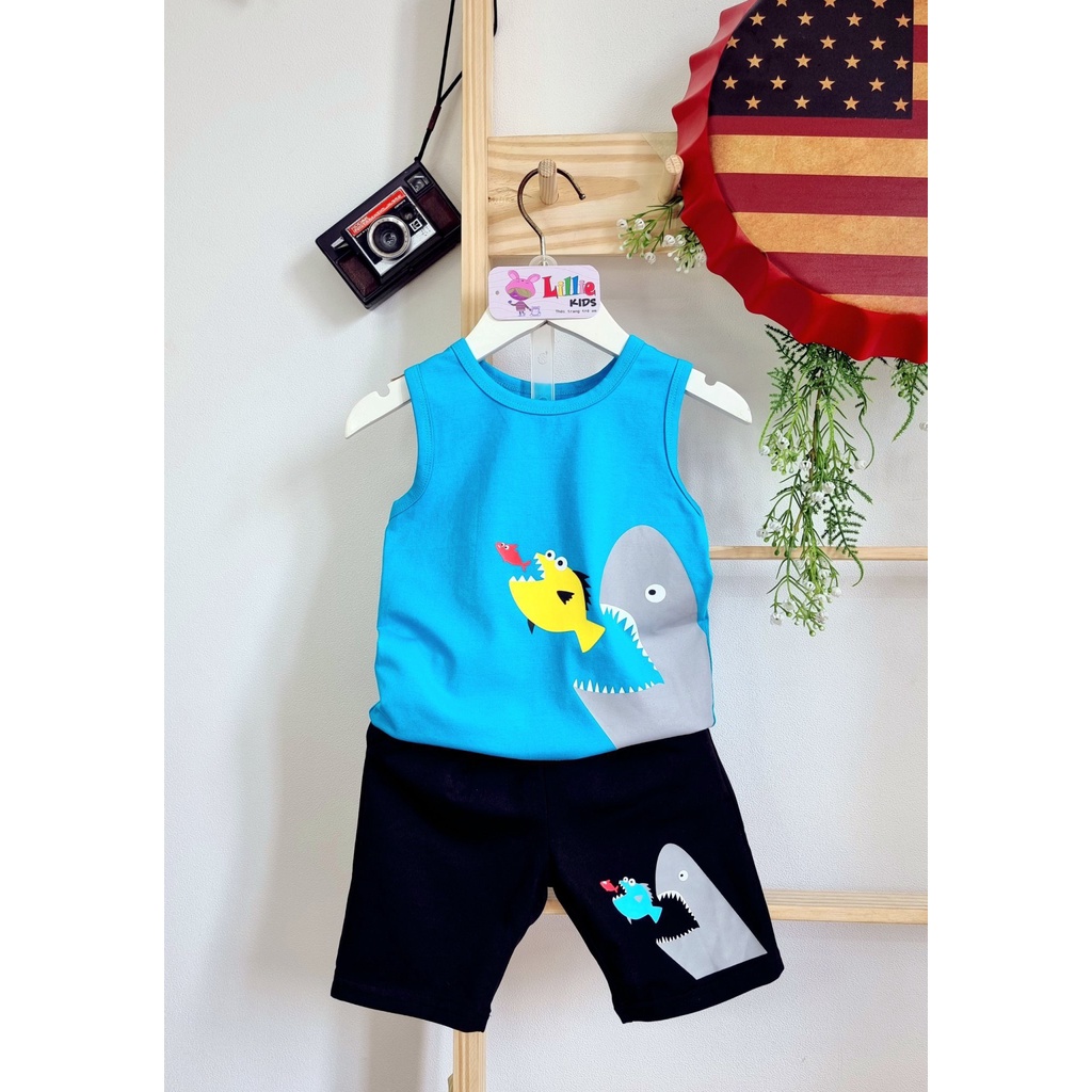 SET THUN IN CÁ MẬP CHO BÉ TRAI