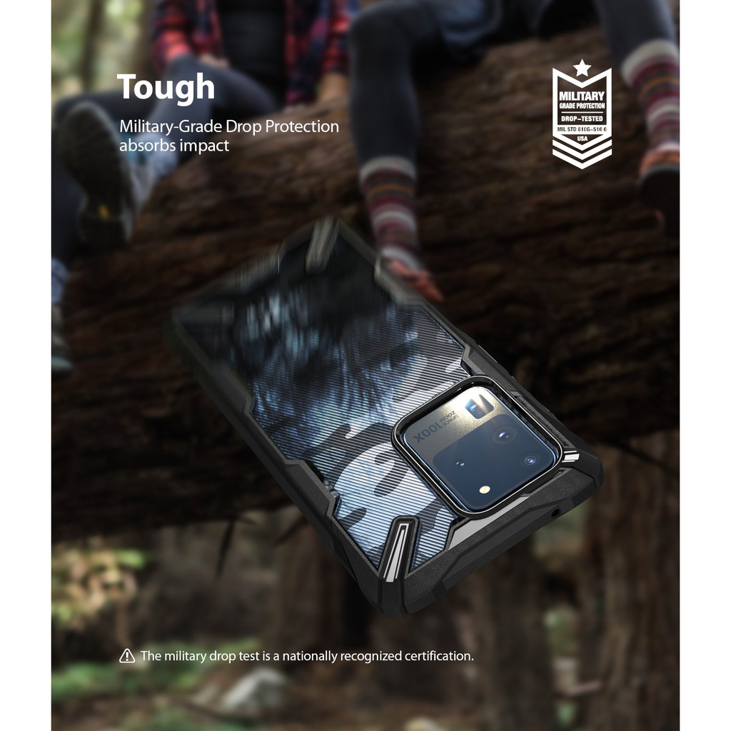 Ốp lưng Galaxy S20 Ultra Ringke Fusion X  - Nhập khẩu Hàn Quốc