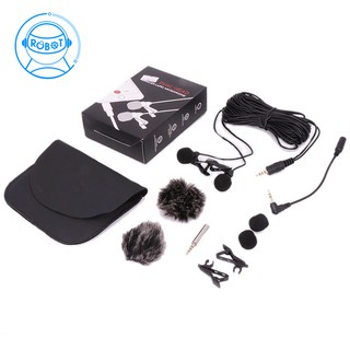 Micro 2 đầu dây dài 6m có kẹp gắn áo tiện lợi
