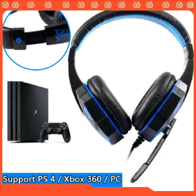 Tai nghe chụp tai Gaming có dây âm thanh chất lượng cao cho PS4 Xbox One Nintend Switch iPad PC | BigBuy360 - bigbuy360.vn
