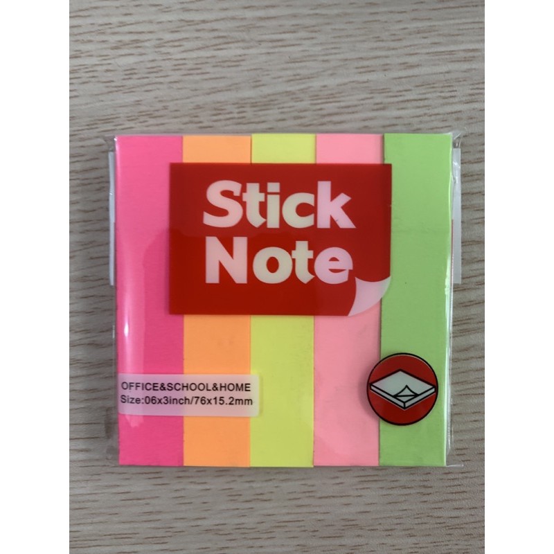 Giấy phân trang-stick note 5 màu Wintex