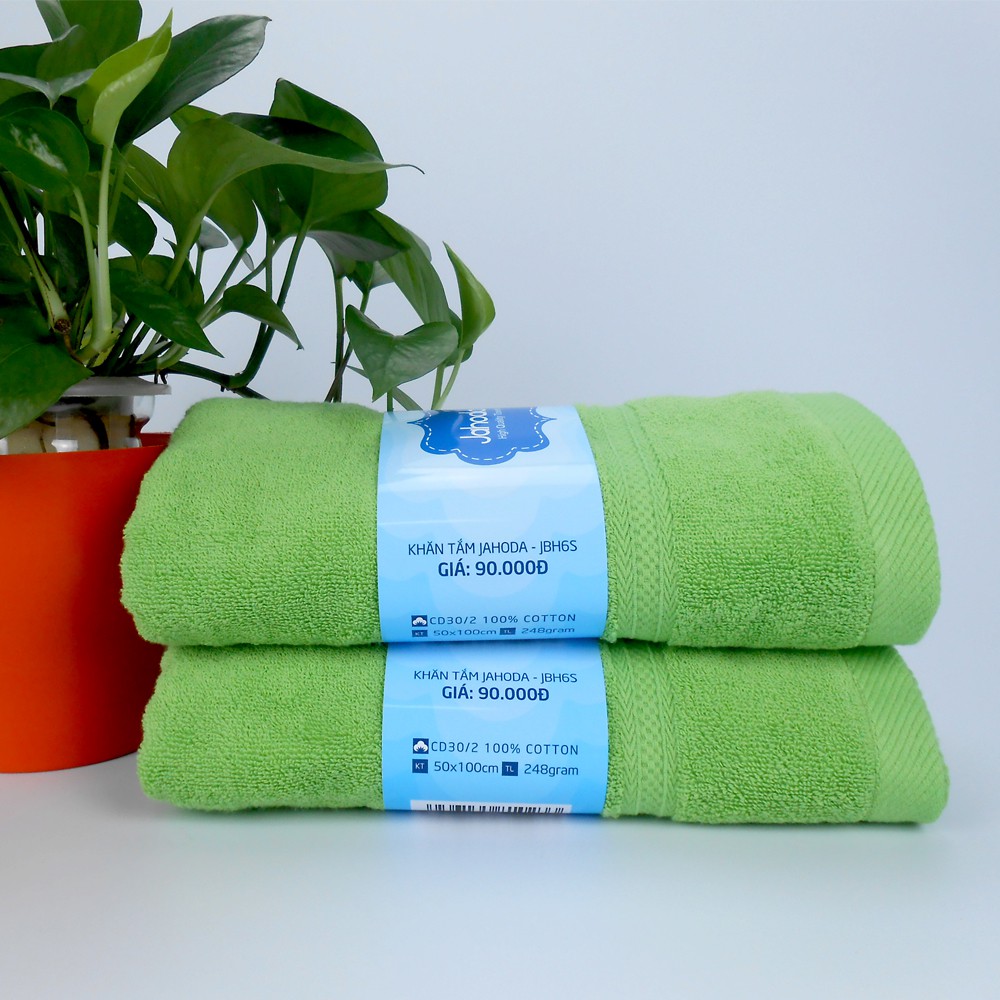 Khăn tắm cao cấp Jahoda kích thước 50x100cm - Khăn tắm 100% cotton thấm nước, không hôi nhớt | SIÊU THỊ KHĂN