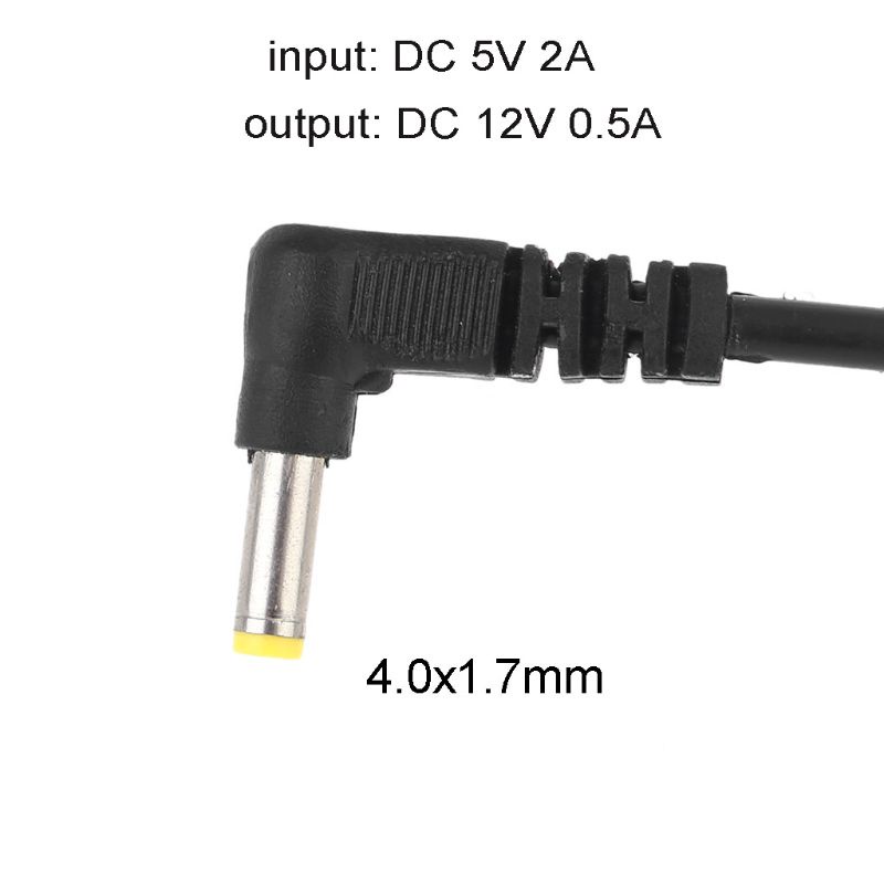 Nama Dây Cáp Sạc Chuyển Đổi USB 5V Sang 12V 4 0x1 7mm