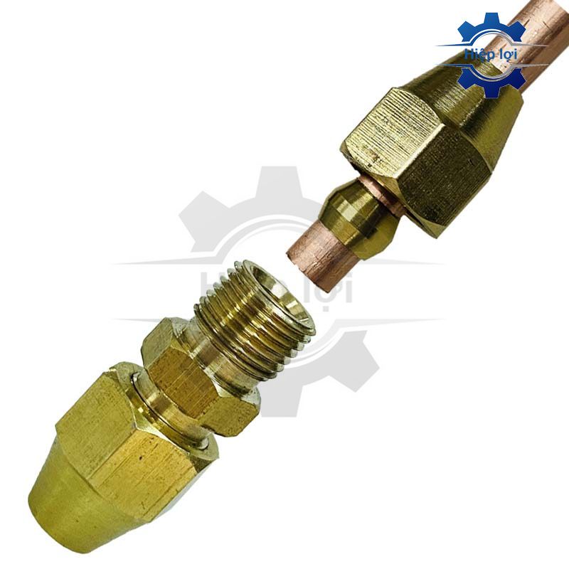 Nối hạt bắp đồng 2 đầu - cút nối hạt bắp thau