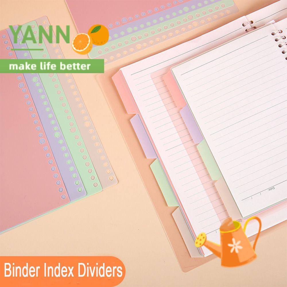 Miếng Lót Sổ Tay Bằng Nhựa Nhiều Màu Sắc Có 4 Ngăn In Chữ Phù Hợp Cho Văn Phòng