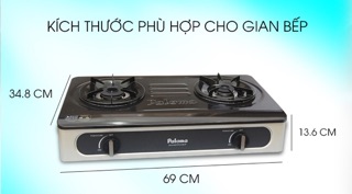 👍BẾP GAS NHẬT PALOMA PA-V72