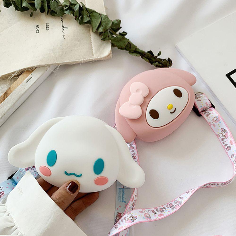 Túi Đeo Chéo Họa Tiết Hoạt Hình My Melody Goofy Pudding Dog Dễ Thương Cho Nữ