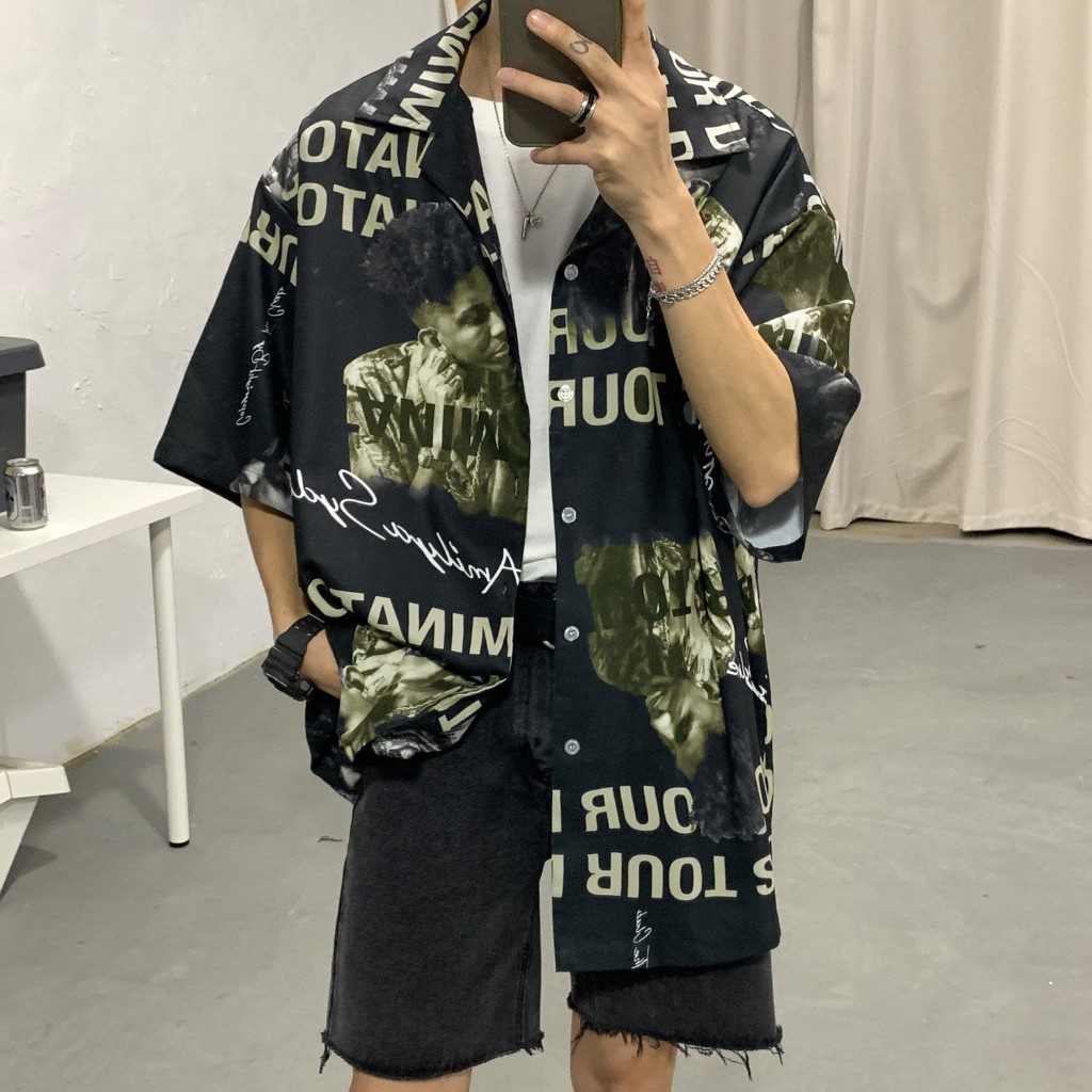 Sơ mi lụa unisex from rộng nam nữ , áo sơ mi nam nữ vải voan lụa mịn mát free size 40kg - 70kg