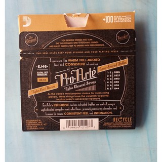 Dây Đàn Guitar Classic DAddario EJ46