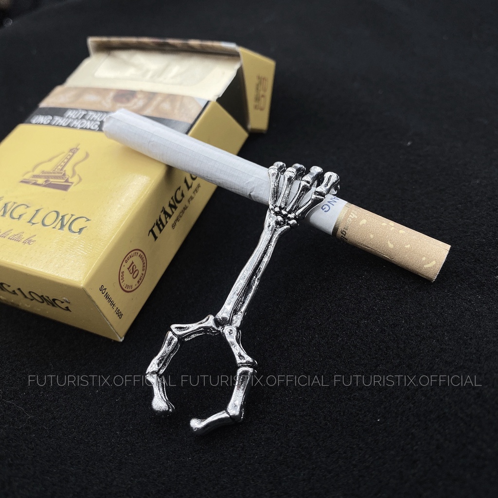 Nhẫn Xương Tay kẹp thuốc lá khi chơi điện thoại tiện lợi FuturistiX